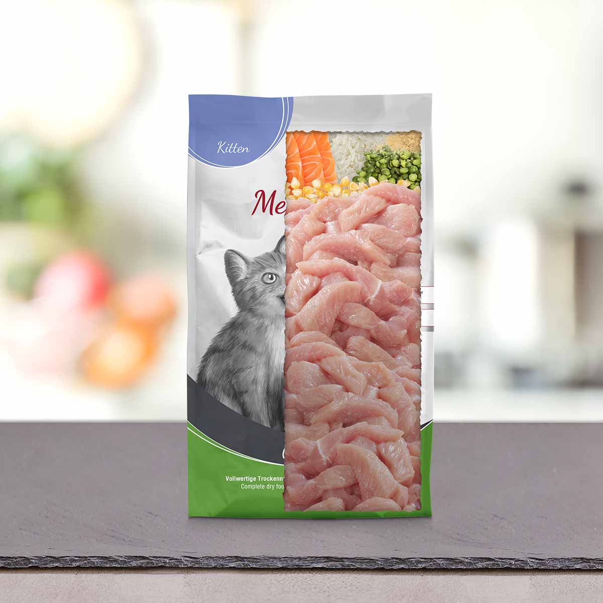 MeatCrisp Kitten Chicken, Suha Hrana za Mačke