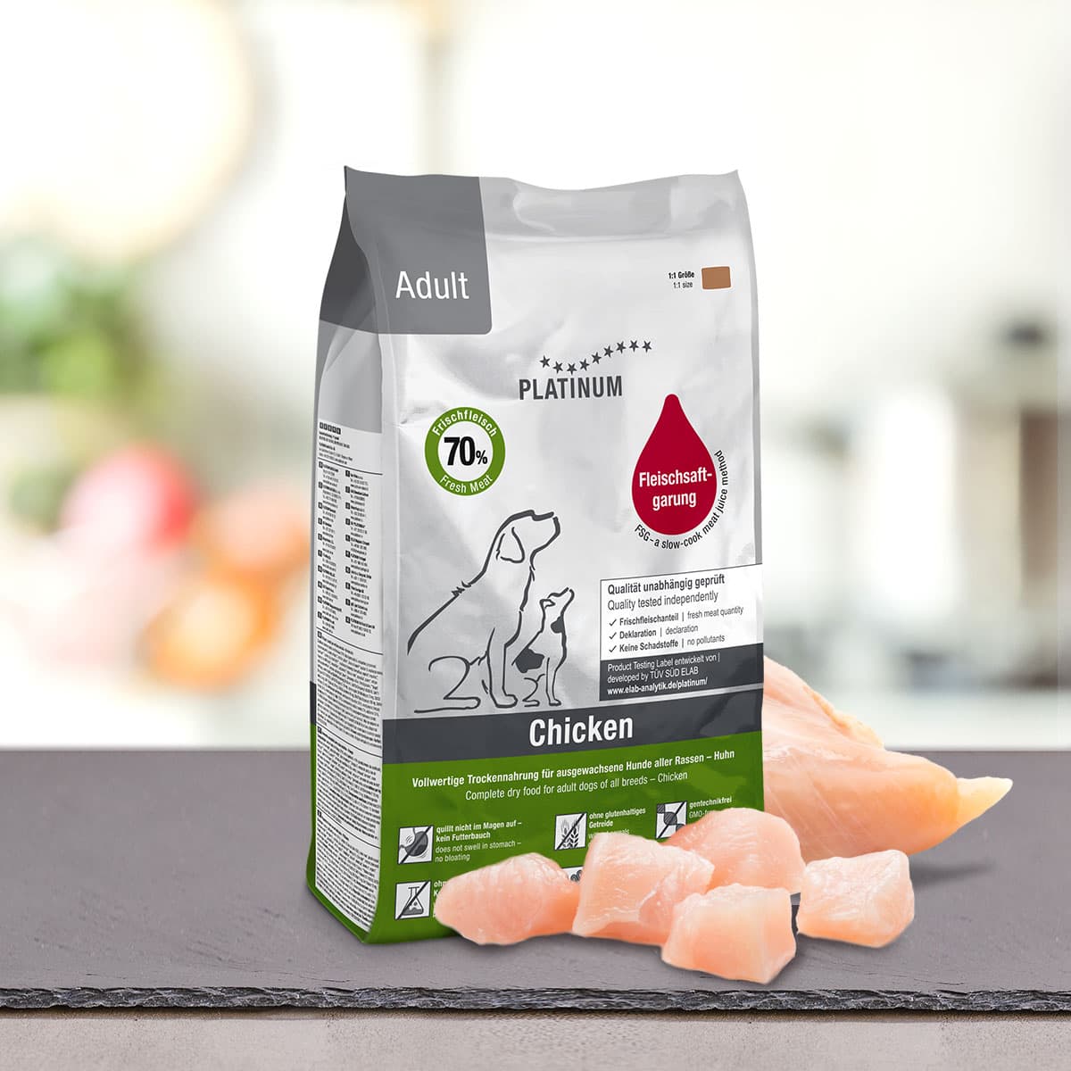 Adult Chicken, Suha Hrana za Pse