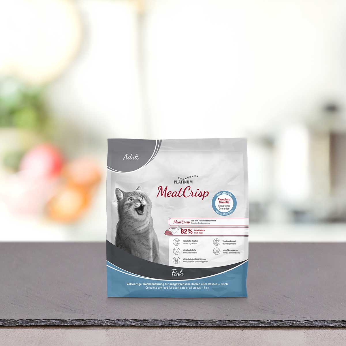 MeatCrisp Adult Fish, suha hrana za mačke