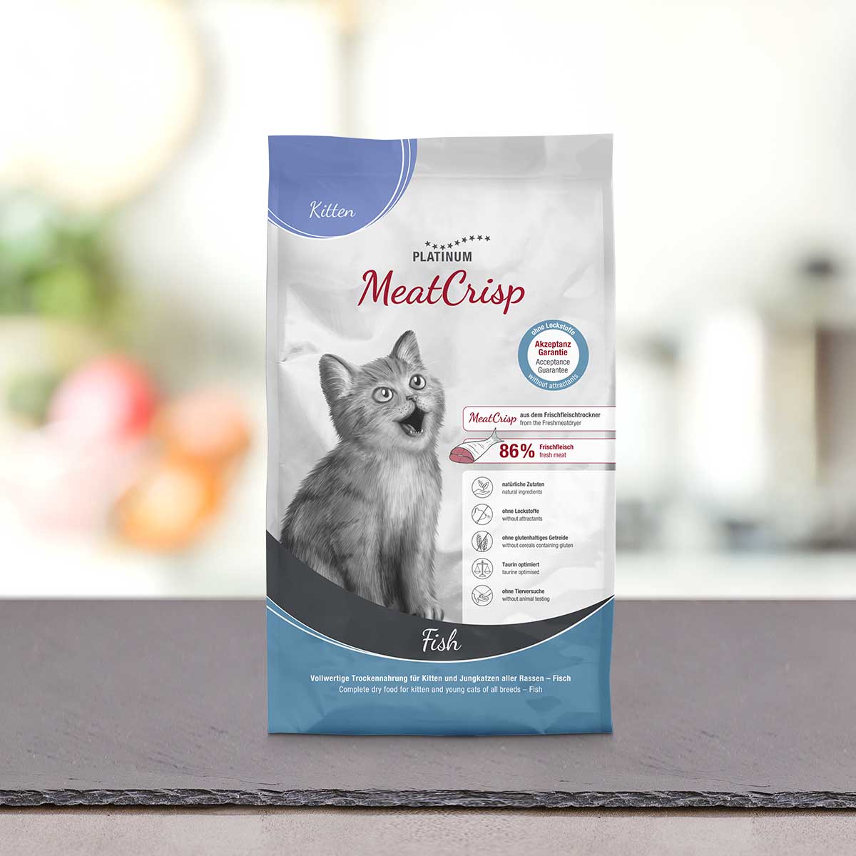 MeatCrisp Kitten Fish, suha hrana za mačke